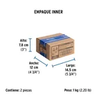 Juego llaves empotrar roscables,1/4 vuelta,sin maneral FOSET 6