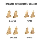 Juego de 2 manerales acrílico humo para regadera, BASIC 4
