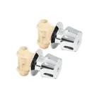Juego de 2 llaves de empotrar CPVC 1/2' con maneral, FOSET 1
