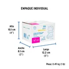 Juego de 2 llaves de empotrar CPVC 1/2' con maneral, FOSET 4