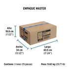 Juego de 2 llaves de empotrar PPR 1/2' con manerales, FOSET 5
