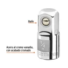 Adaptador para matraca de cuadro 1/4' a cuadro 3/8', TRUPER 2