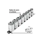 Juego de 8 dados cuadro 1/2' std, PRETUL 2