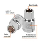 Dado de 7/16', 6 puntas, cuadro 1/2', TRUPER 2