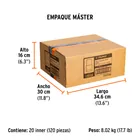 Dado de 9/16', 6 puntas, cuadro 1/2', TRUPER 7