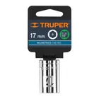 Dado de 17 mm, 6 puntas, cuadro 1/2', TRUPER 4