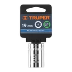 Dado de 19 mm, 6 puntas, cuadro 1/2', TRUPER 4