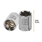 Dado de 22 mm, 6 puntas, cuadro 1/2', TRUPER 3