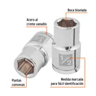 Dado de 1/2', 6 puntas, cuadro 1/2', TRUPER 2