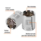 Dado de 1', 6 puntas, cuadro 1/2', TRUPER 2