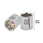 Dado de 1-1/8', 6 puntas, cuadro 1/2', TRUPER 3
