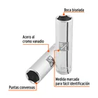 Dado largo de 5/8', 6 puntas, cuadro 1/2', TRUPER 2