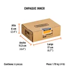 Dado largo impacto de 7/8', 6 puntas, cuadro 1/2', TRUPER 6