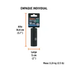 Dado largo cuadro 1/2' de impacto 6 puntas de 18 mm, TRUPER 5