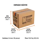 Dado largo impacto de 1/2', 6 puntas, cuadro 1/2', TRUPER 7