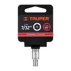 Dado de 7/32', 6 puntas, cuadro 1/4', TRUPER 3