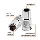 Dado de 9/32', 6 puntas, cuadro 1/4', TRUPER 2