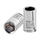 Dado de 10 mm, 6 puntas, cuadro 1/4', TRUPER 1