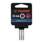 Dado de 10 mm, 6 puntas, cuadro 1/4', TRUPER 4