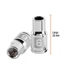 Dado de 6 mm, 6 puntas, cuadro 1/4', TRUPER 3