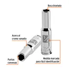 Dado largo de 1/4', 6 puntas, cuadro 1/4', TRUPER 2