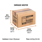 Dado de 1-5/16', 6 puntas, cuadro 3/4', TRUPER 7