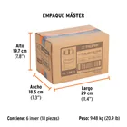 Dado de 1-1/2', 6 puntas, cuadro 3/4', TRUPER 7