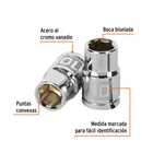 Dado de 10 mm, 6 puntas, cuadro 3/8', TRUPER 2