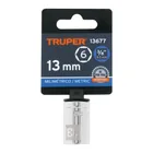 Dado de 13 mm, 6 puntas, cuadro 3/8', TRUPER 4