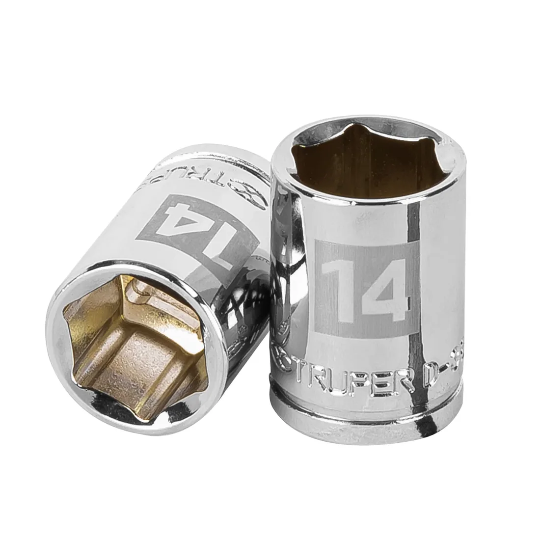 Dado de 14 mm, 6 puntas, cuadro 3/8', TRUPER