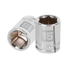 Dado de 15 mm, 6 puntas, cuadro 3/8', TRUPER 1