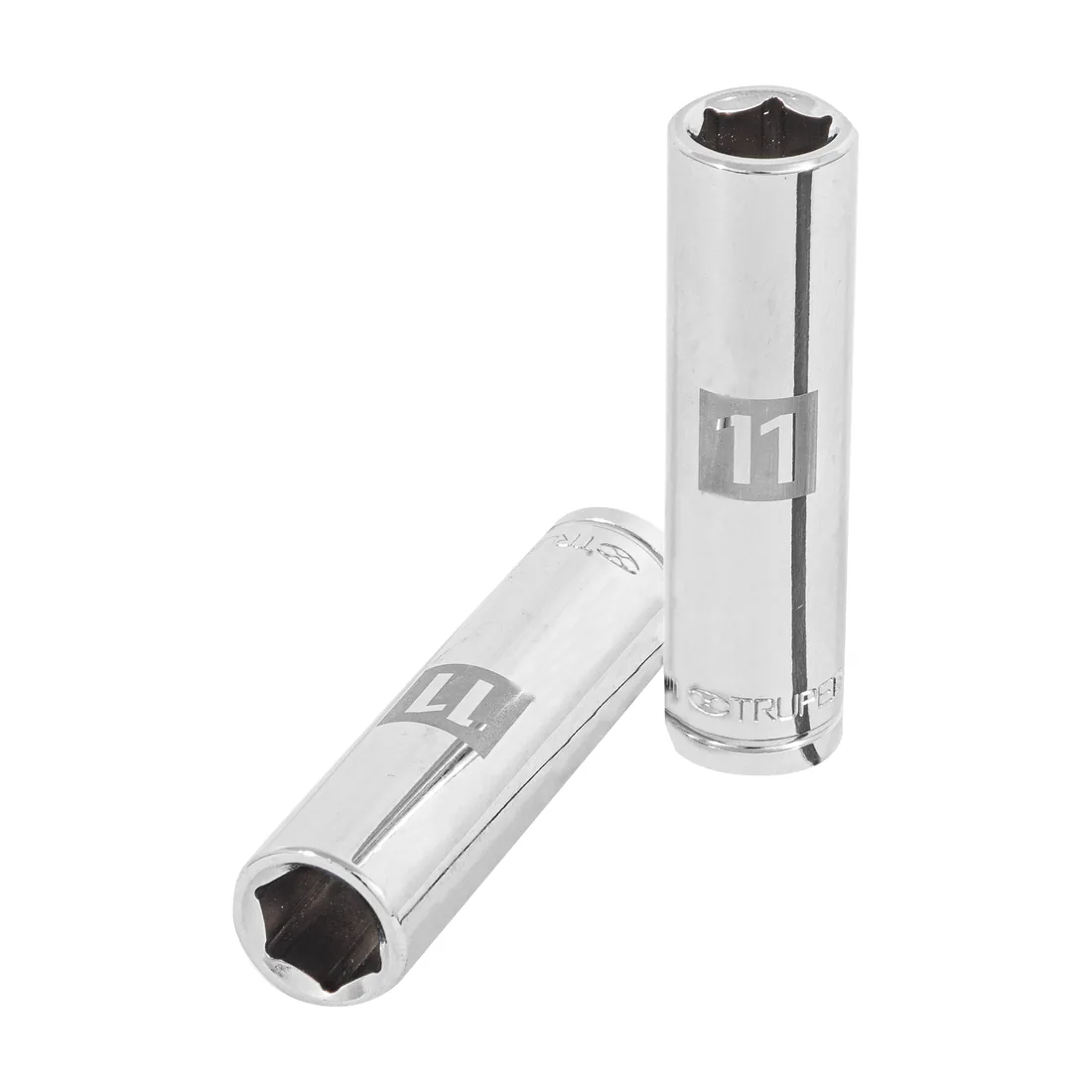 Dado largo de 11 mm, 6 puntas, cuadro 3/8', TRUPER