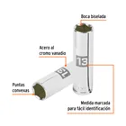 Dado largo de 13 mm, 6 puntas, cuadro 3/8', TRUPER 2