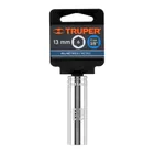 Dado largo de 13 mm, 6 puntas, cuadro 3/8', TRUPER 4