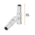Dado largo de 3/8', 6 puntas, cuadro 3/8', TRUPER 3