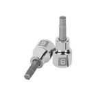 Dado punta hexagonal de 6 mm, cuadro 3/8', TRUPER 1