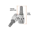 Dado punta hexagonal de 7 mm, cuadro 3/8', TRUPER 3