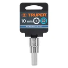 Dado punta hexagonal de 10 mm, cuadro 3/8', TRUPER 4