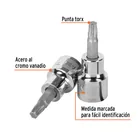 Dado punta torx T-30, cuadro 3/8', TRUPER 2