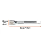 Extensión para matraca, cuadro 1/4', largo 3', TRUPER 3