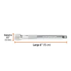 Extensión para matraca, cuadro 3/8', largo 6', TRUPER 3
