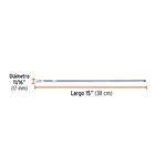 Extensión para matraca, cuadro 1/2', largo 15', TRUPER 3