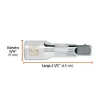 Extensión para matraca, cuadro 1/2', largo 2-1/2', TRUPER 3