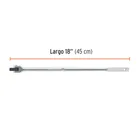 Mango articulado con cuadro de 1/2', largo 18', TRUPER 3