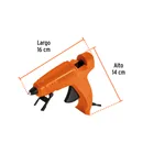 Pistola eléctrica de 40W para silicón de 1/2', 127V, TRUPER 3