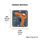Pistola eléctrica de 40W para silicón de 1/2', 127V, TRUPER 5