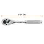 Matraca triple cuadros 1/4', 3/8' y 1/2', TRUPER 3
