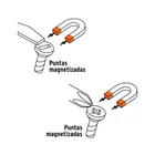 Dúo de desarmadores 1/4 x 4' mango de PVC, PRETUL 5