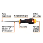 Desarmador cabinet 3/16' x 4' mango Comfort Grip, TRUPER 2