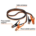 Cables pasa corriente 3.5 m, 350 A, 6 AWG, con funda, EXPERT 2